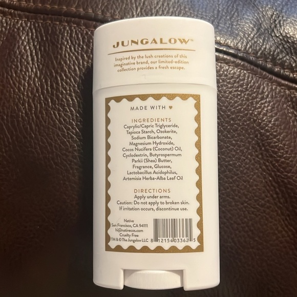 Native Deodorant Jungalow Sandalwood & Fig scent NEW 2 - 2.65 OZ Limited Edition - Picture 3 of 3